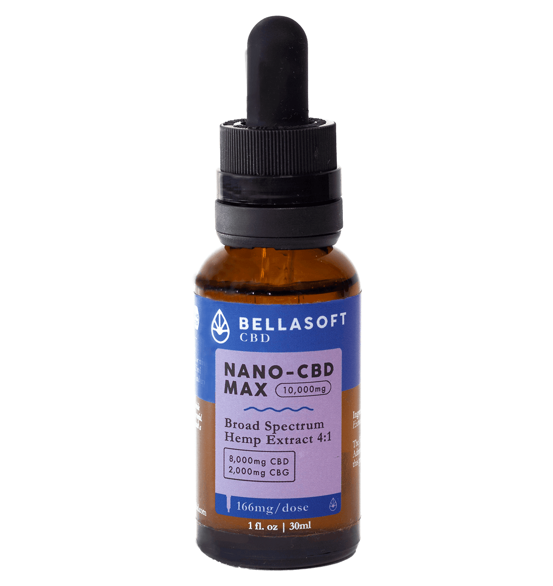 MAX Strength 10,000mg Broad Spectrum CBD Oil Tincture by Bellasoft CBD